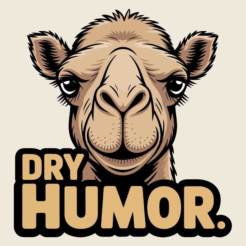 Camel Dry Humor Illustration