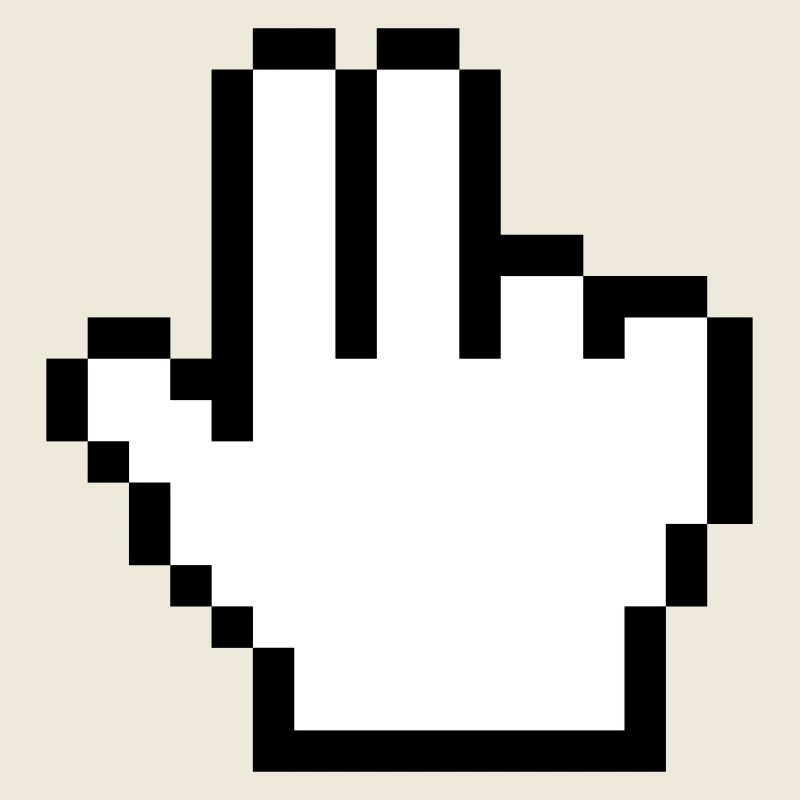 Maushand 2 Finger