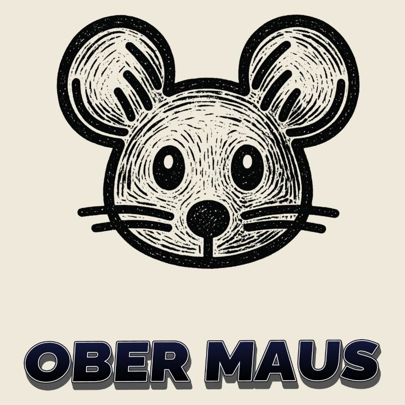 Obermaus – Lustiges Maus Geschenk