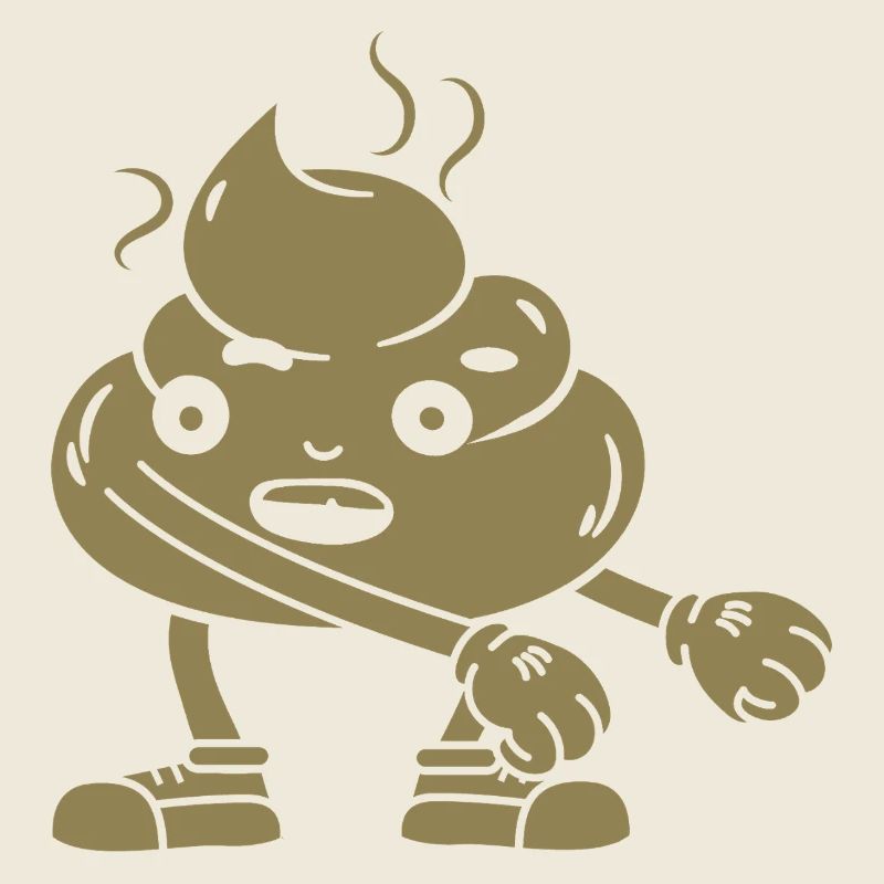 Funny poop pile dancing