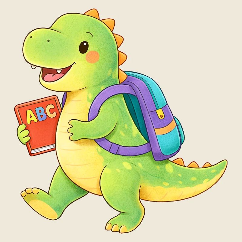 Dino Schulstart ABC Buch