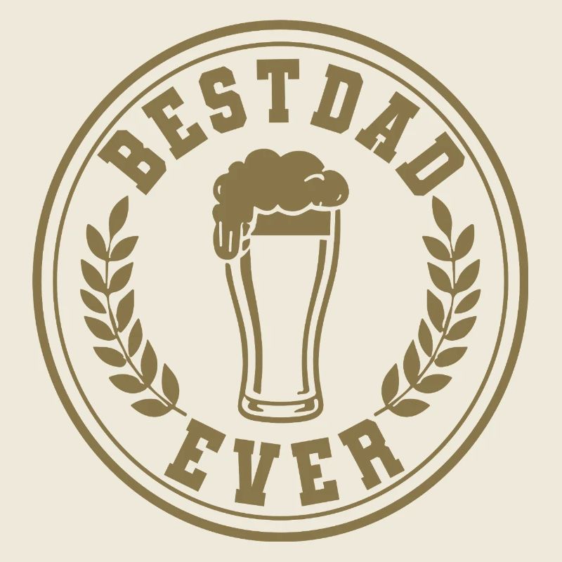 Best Dad Ever Beer Emblem for Dads