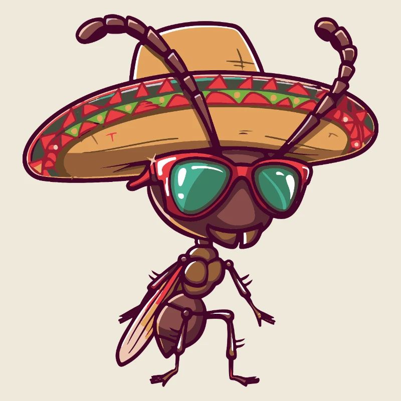 Ant Funny Sombrero