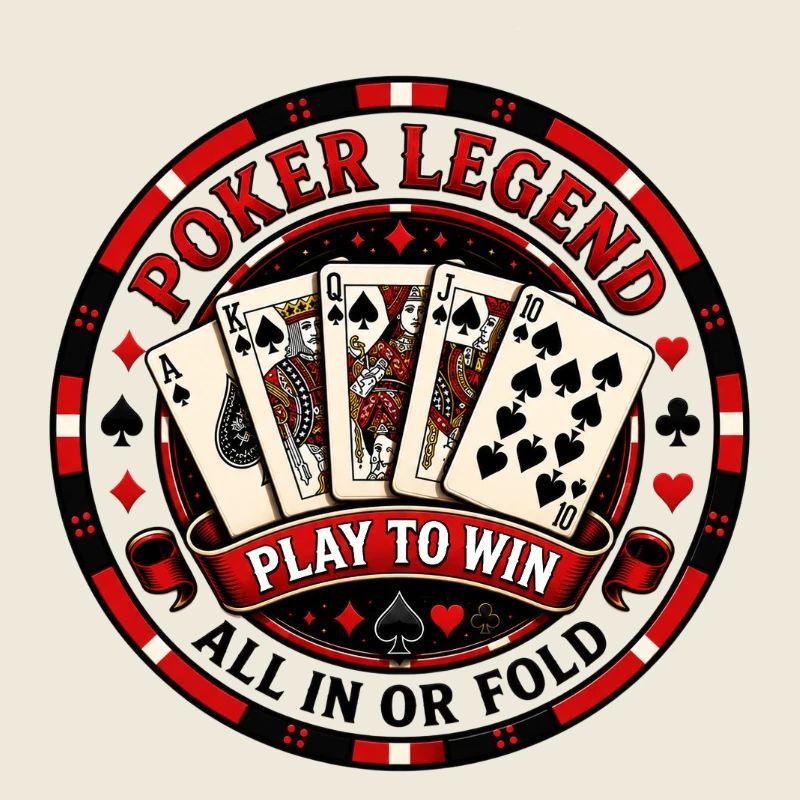Poker Legend Royal Flush & Conception des jetons de poker