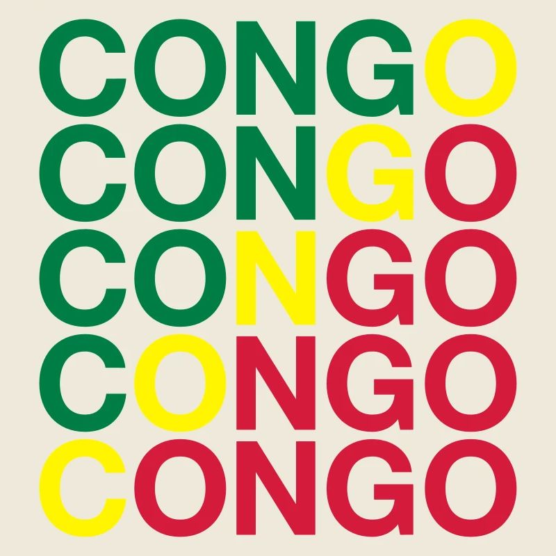 CONGO Flagge Kongo
