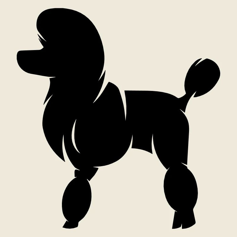 King Poodle Silhouette