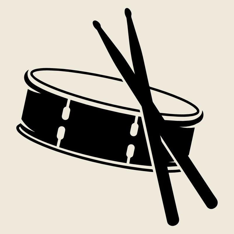 Trommel und Sticks