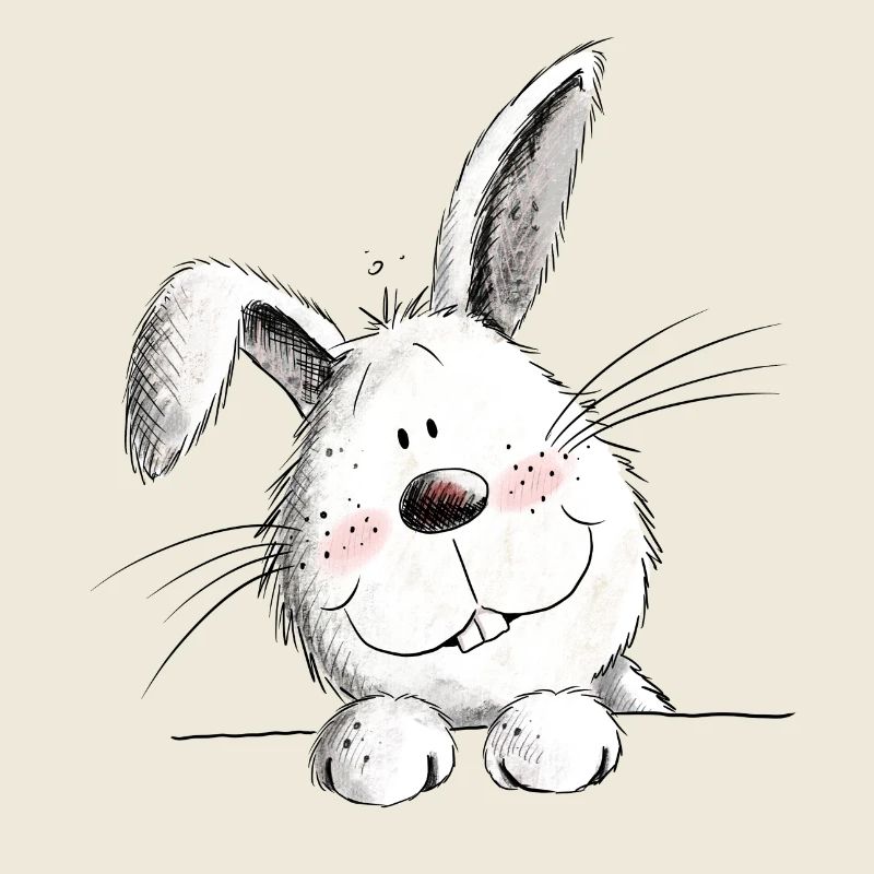 Lapin drôle I lapin motif lapin