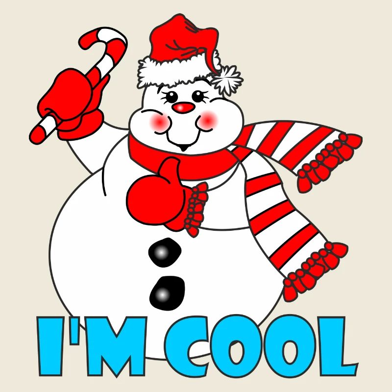 Schneemänner Ich bin cool wie Eis