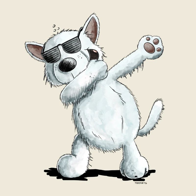Dab Dance Deutscher Weißer Schäferhund I Schweizer