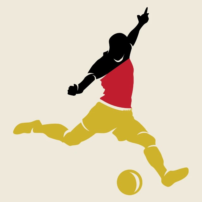 Soccer Players Germany Goal Shooting Team