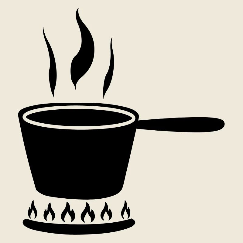 Gas milk pan