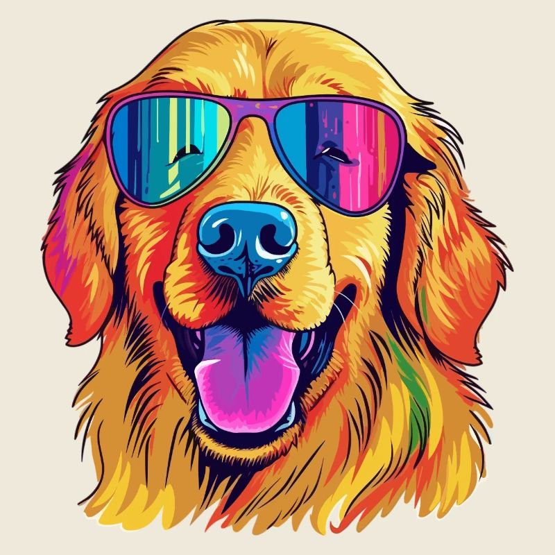 Vibrant Sunglass Pup
