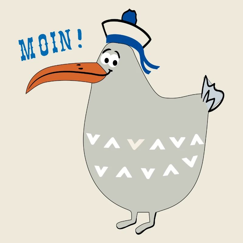 Moin, maritim, Möwe