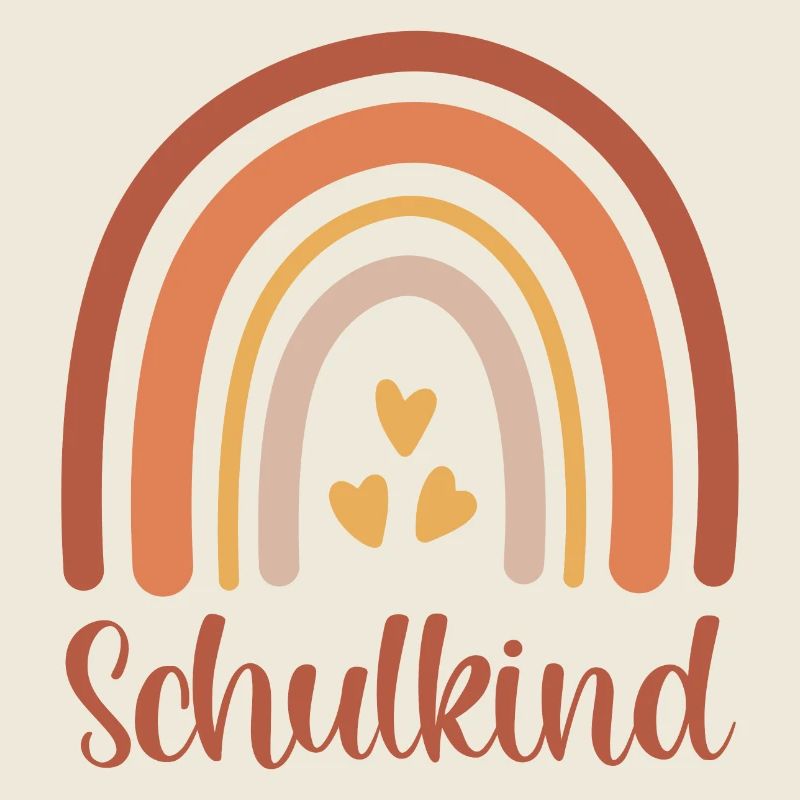 Schulkind Regenbogen Schulanfang Einschulung 2026