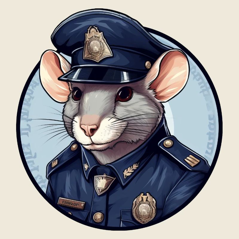 Ratten Polizistin