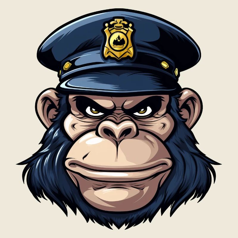 Affen Polizist