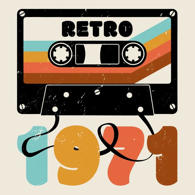 1971 Retro Music Tape Cassette