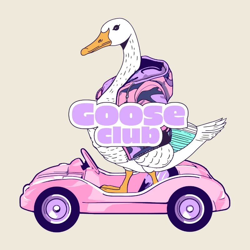 Whimsical Goose Club Ride Design