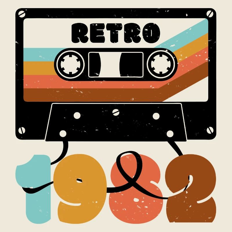Retro 1980s Boho Cassette T-Shirt Design