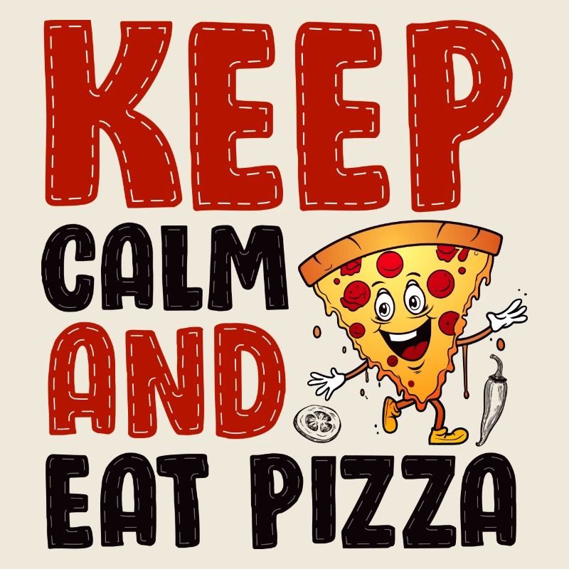 illustration ludique de cuisine de pizza