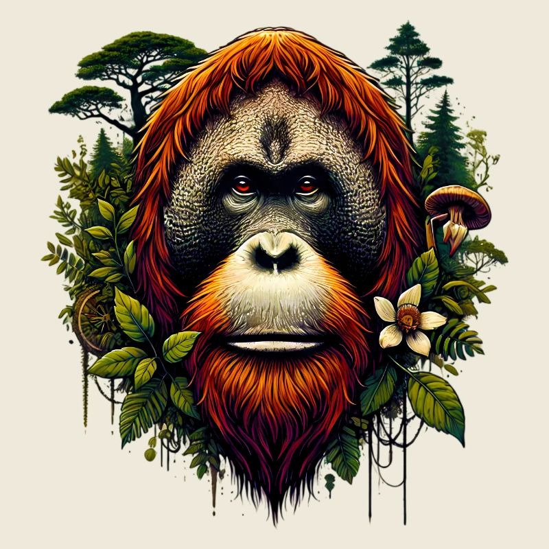 Orang-Utan Affe Orang-Utan