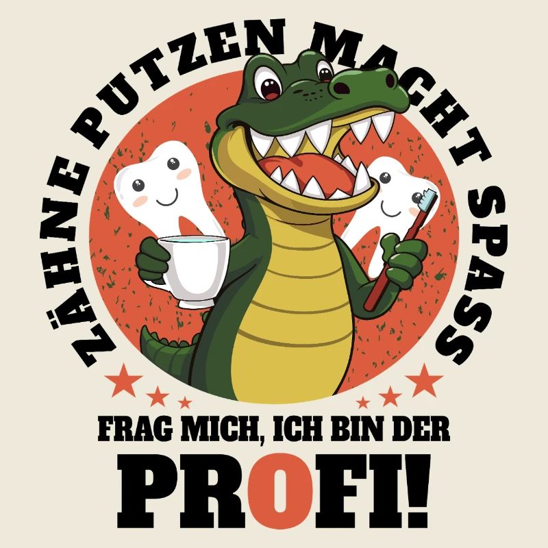 Hygiène dentaire crocodile
