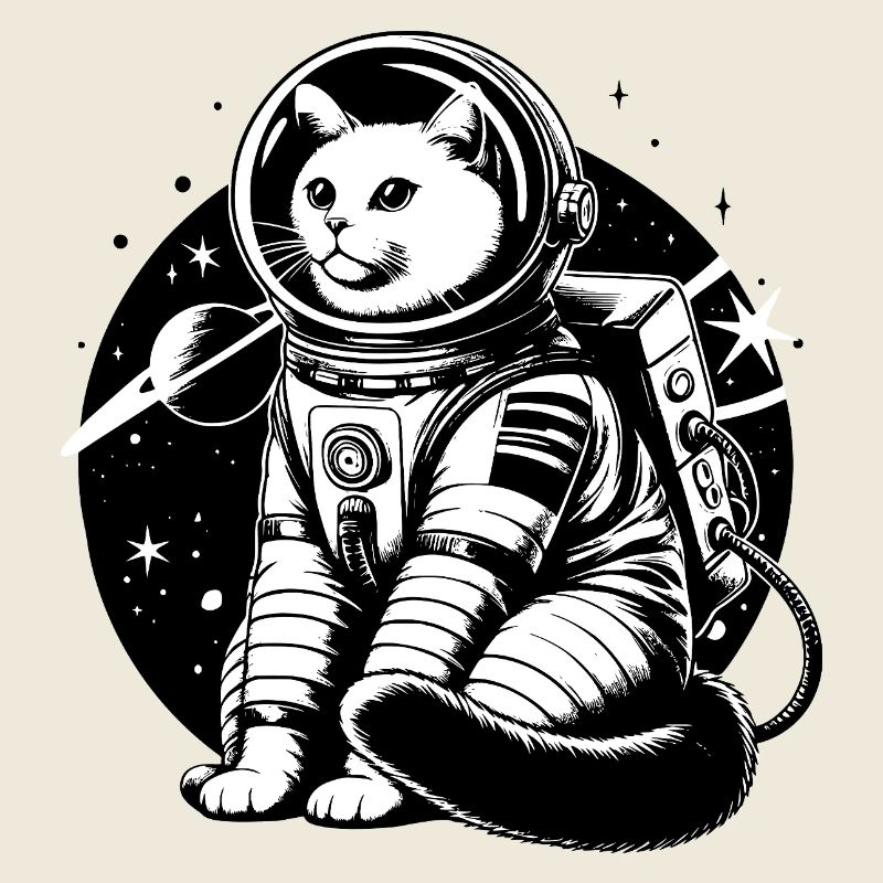 Astronauten Katze