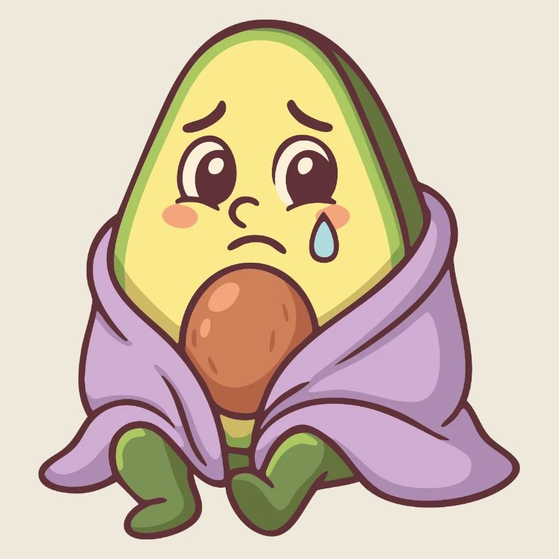 Avocat triste