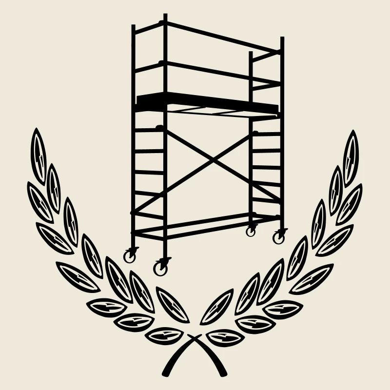 Échafaudage en couronne de laurier – design épuré