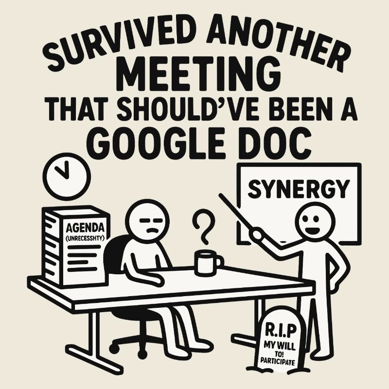 Humorous office motivation