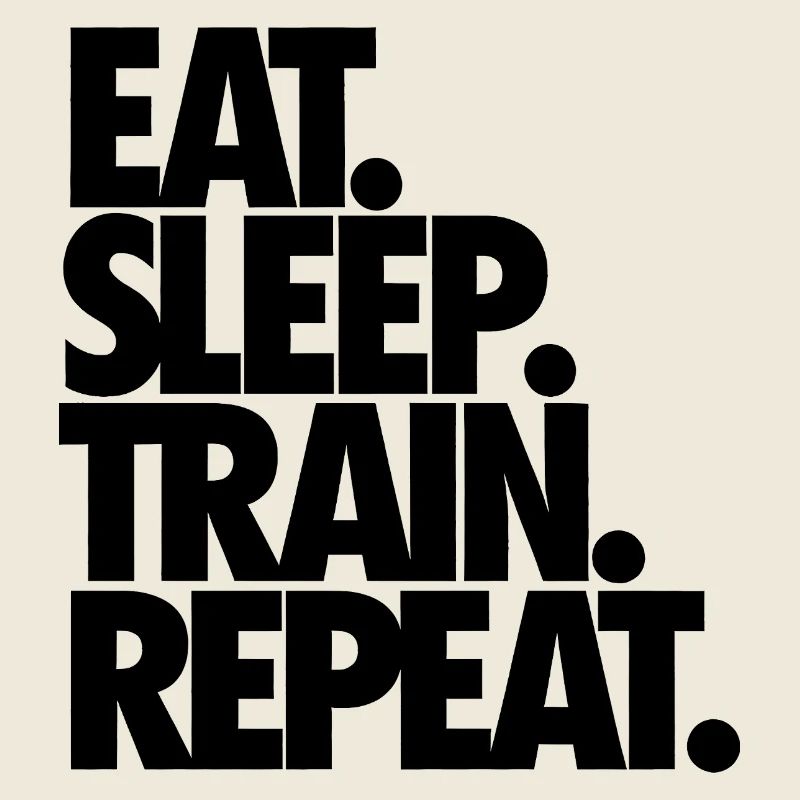Manger Dormir Train Répéter
