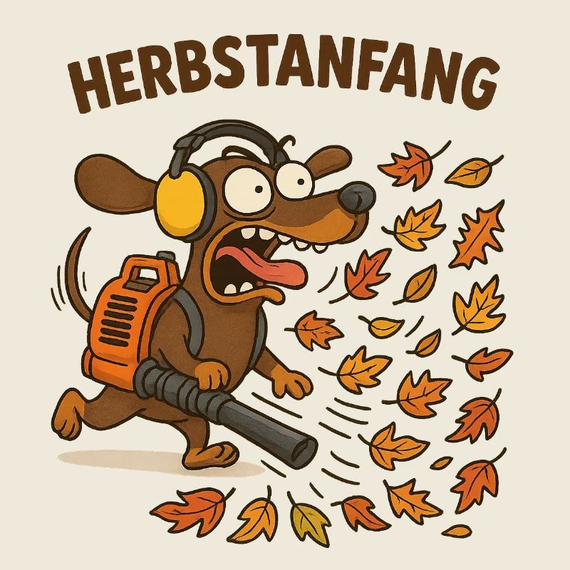 Herbstanfang Dackel