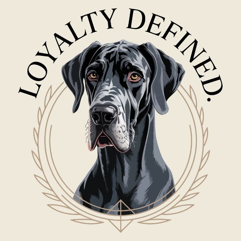 Loyal Great Dane Guardian Design