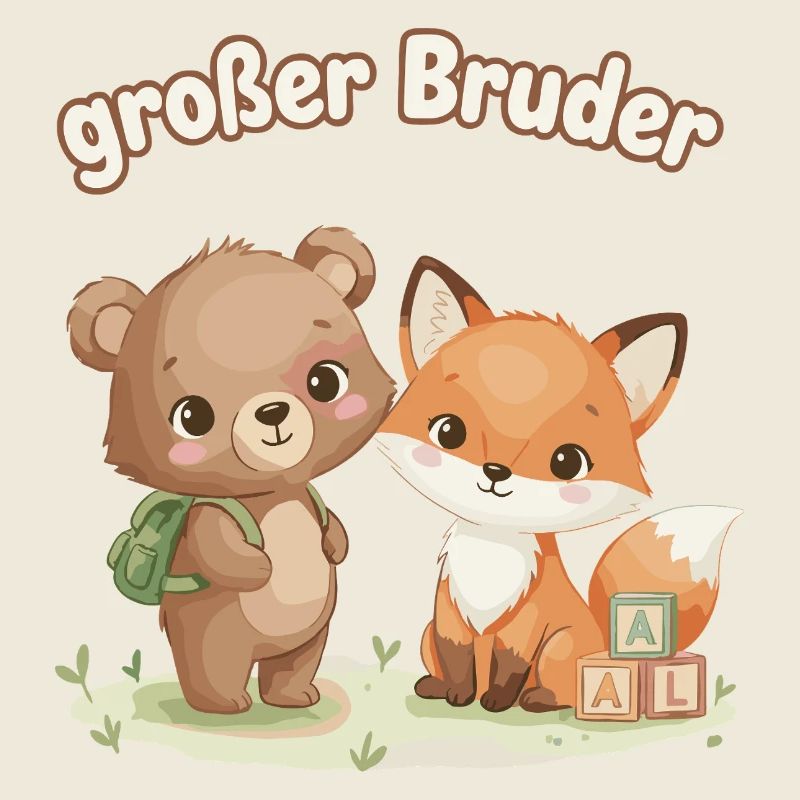Big Brother Bear and Fox