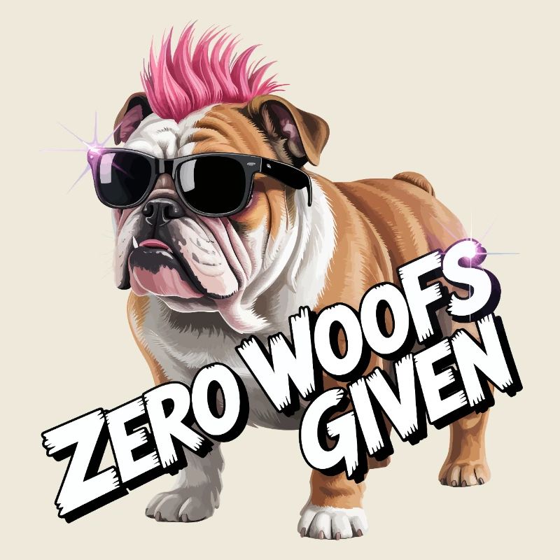 Bulldog Punk Mohawk Tee