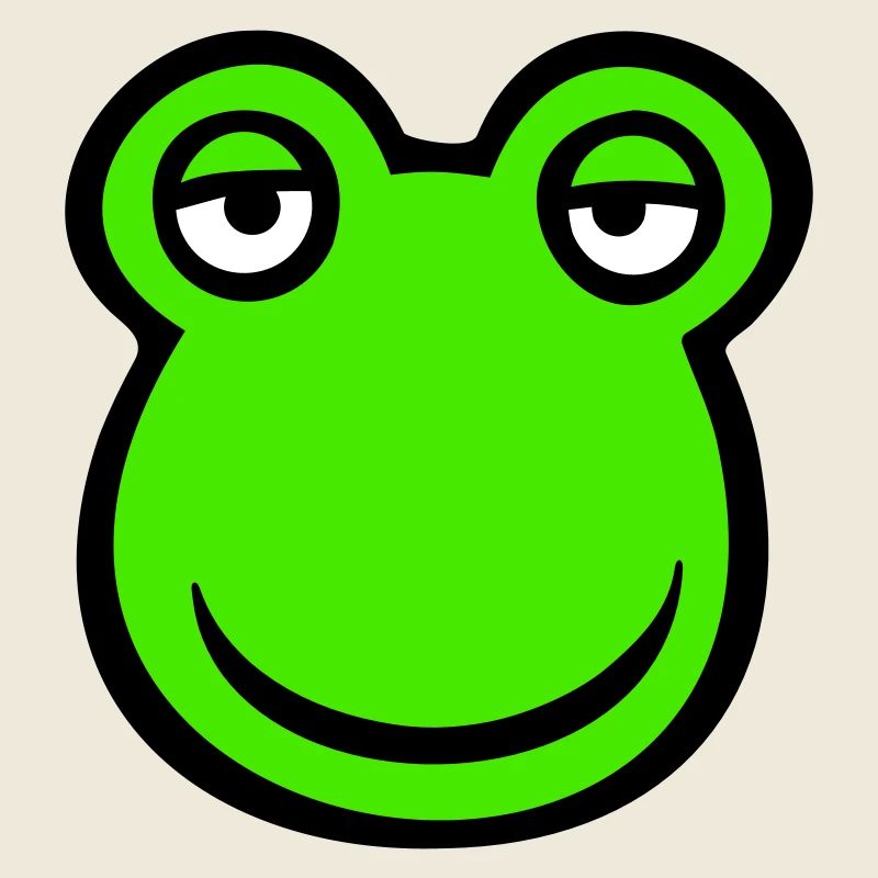 Frog Toad Smiles Funny Comic Happy Cool