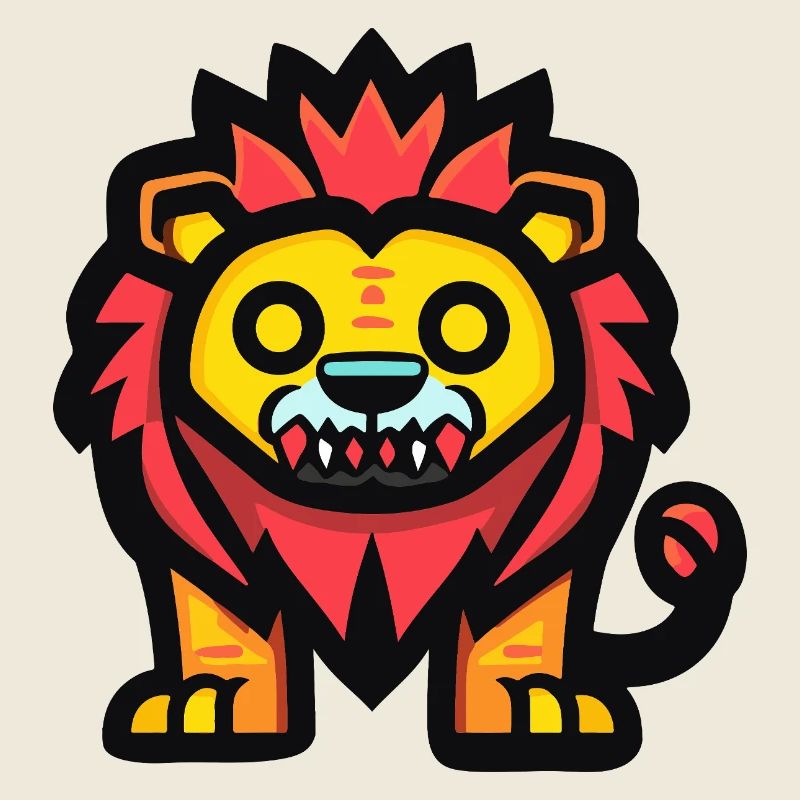Lion Halloween Zombie