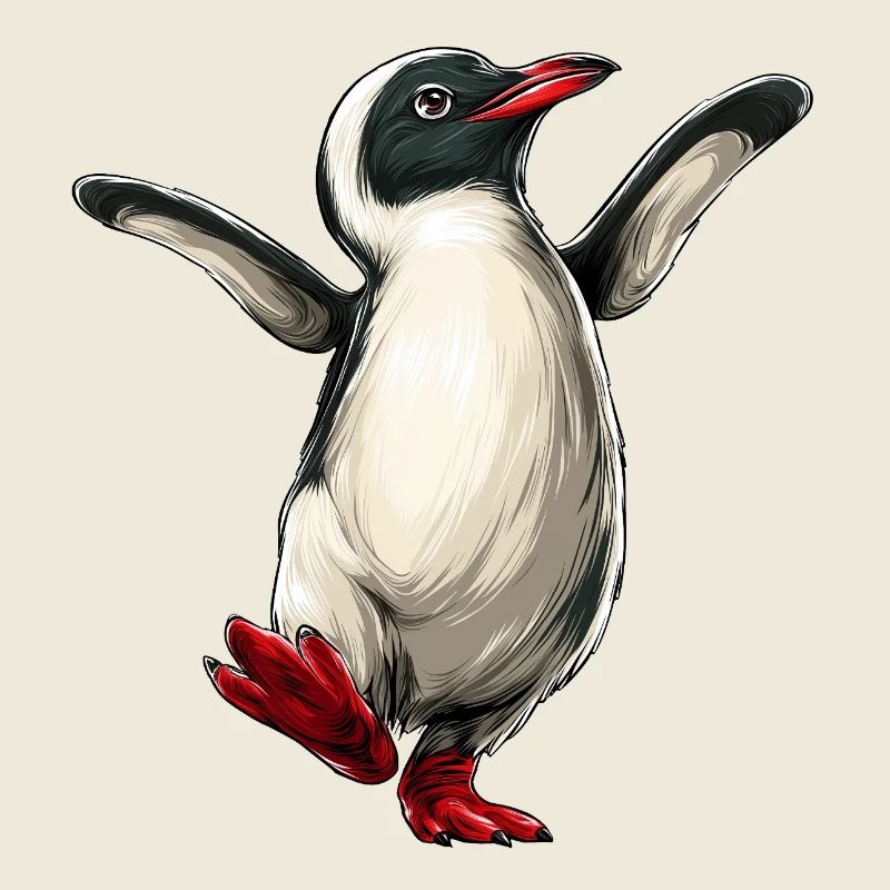 fröhlicher Pinguin :)