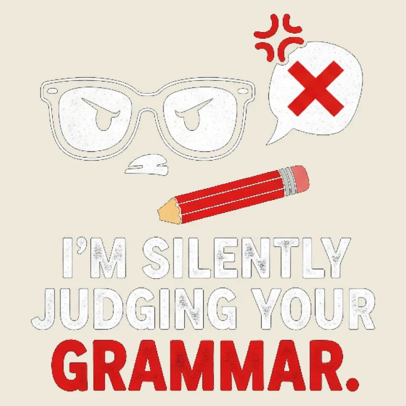 Silent Grammar Judge Tee
