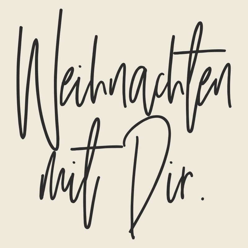 Weihnachten mit Dir Handschrift