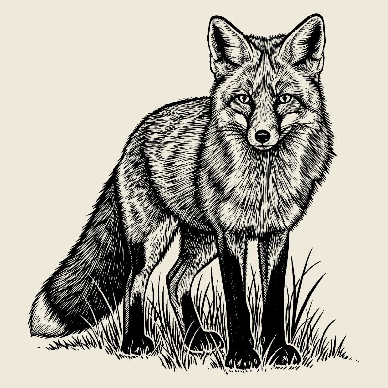 Deutscher Fuchs | Süßes Deutschland Motiv Geschenk