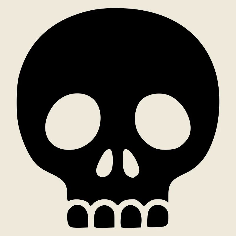 Skull Vector | Minimalist Skull Icon