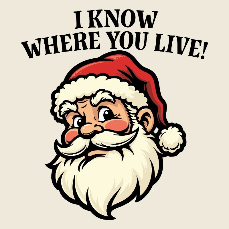Je sais où tu habites - Père Noël