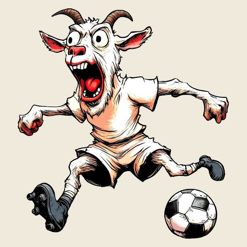 Ziegen Fussball