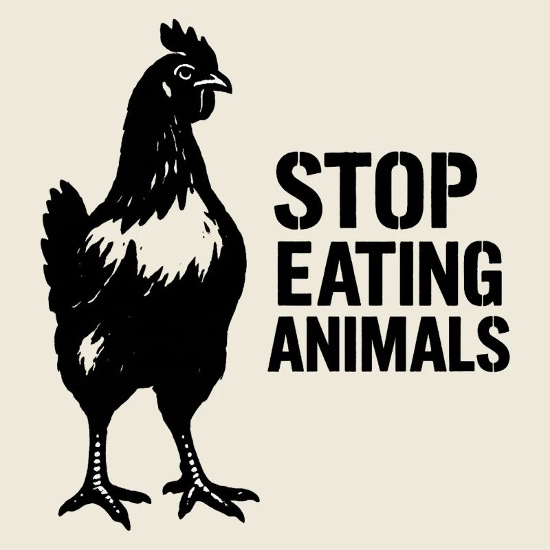 Krähenbild Veganbewusstsein
