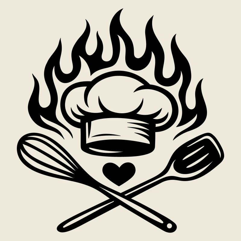 Cooking with heart and flame - Küchenliebe