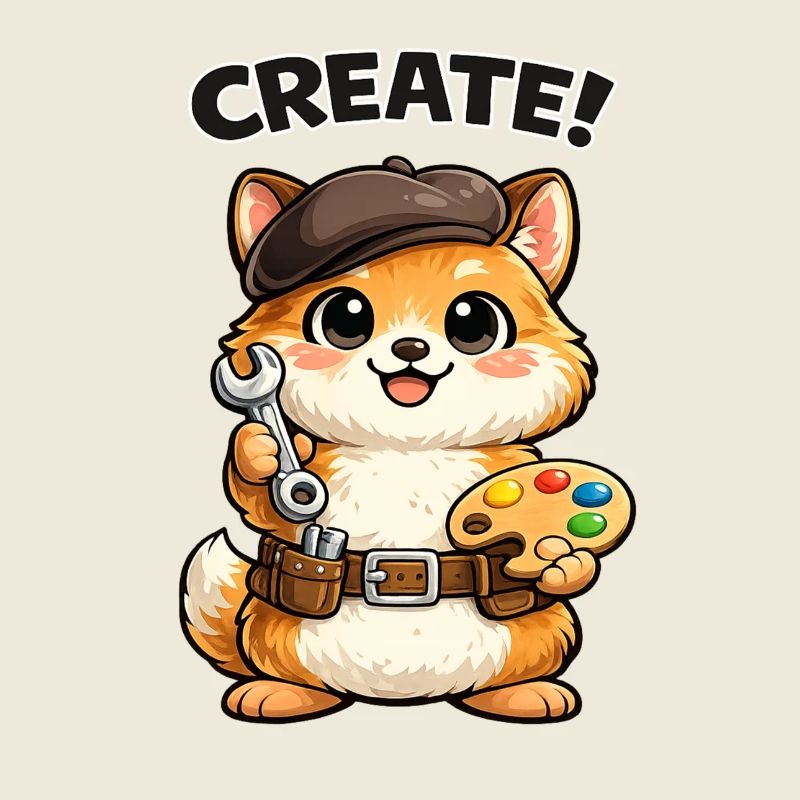 Kitten Artist Creative Workshop