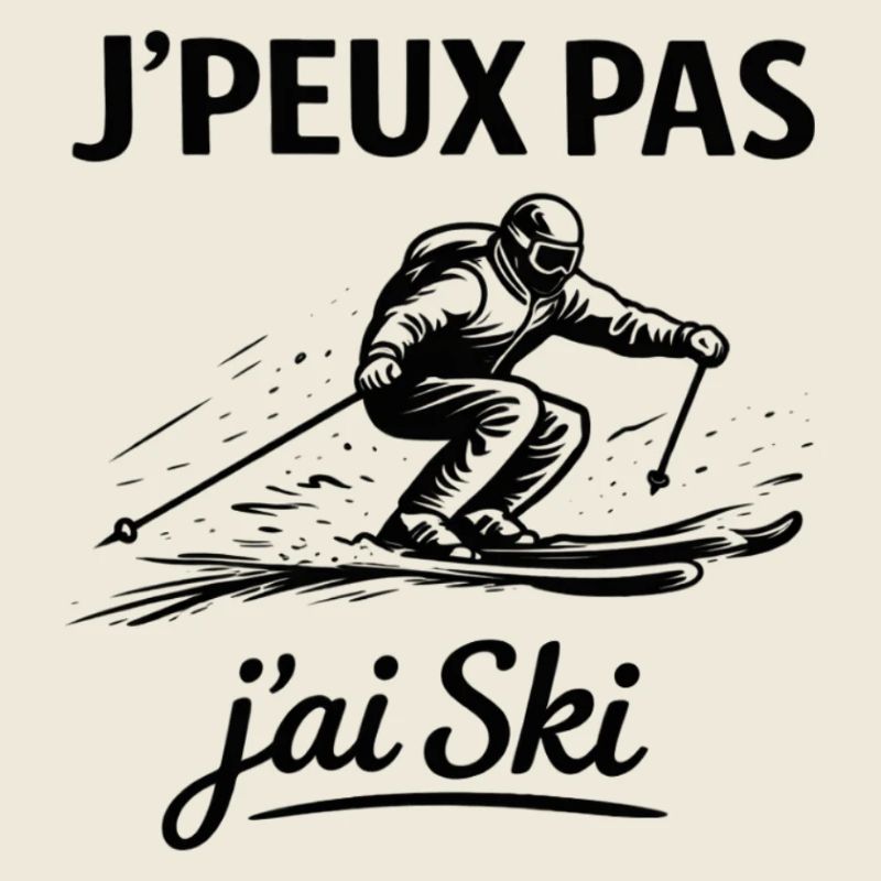 I Can't I Ski – Wintersport-Humor