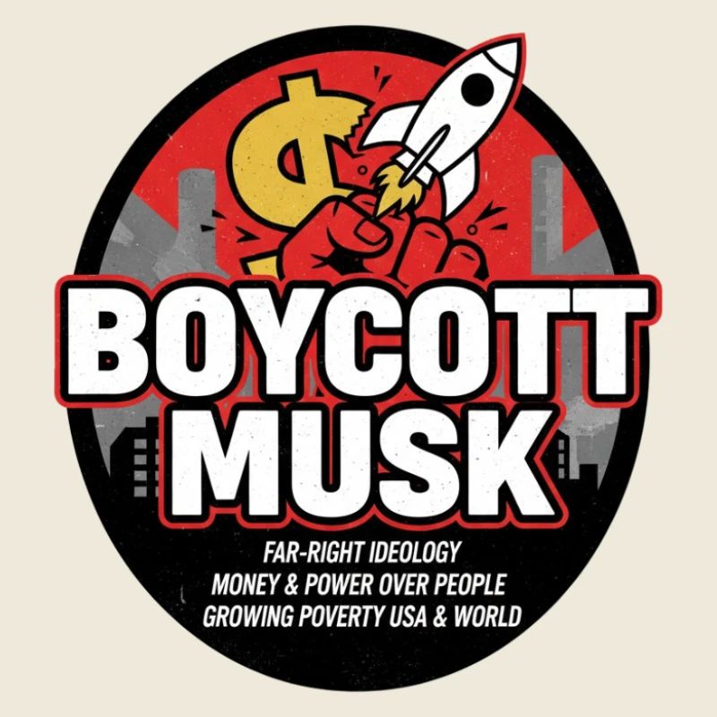 Boycott Musk Roundel Protest